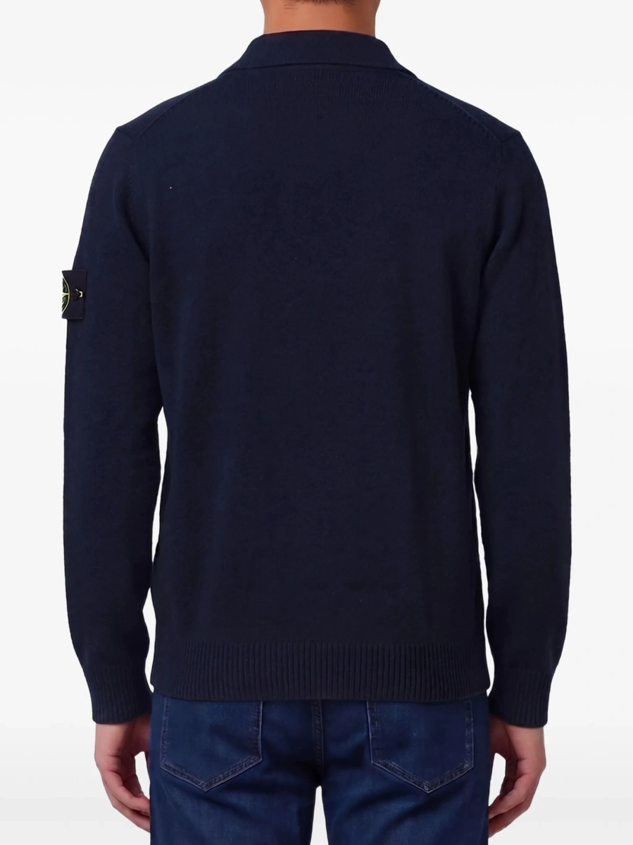 Tricou Polo Stone Island albastru - Img 2