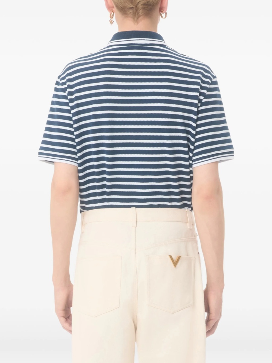 Tricou Polo Valentino Garavani albastru - Img 5