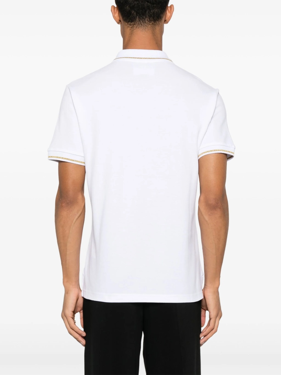 Tricou Polo Versace Jeans Couture alb - Img 3