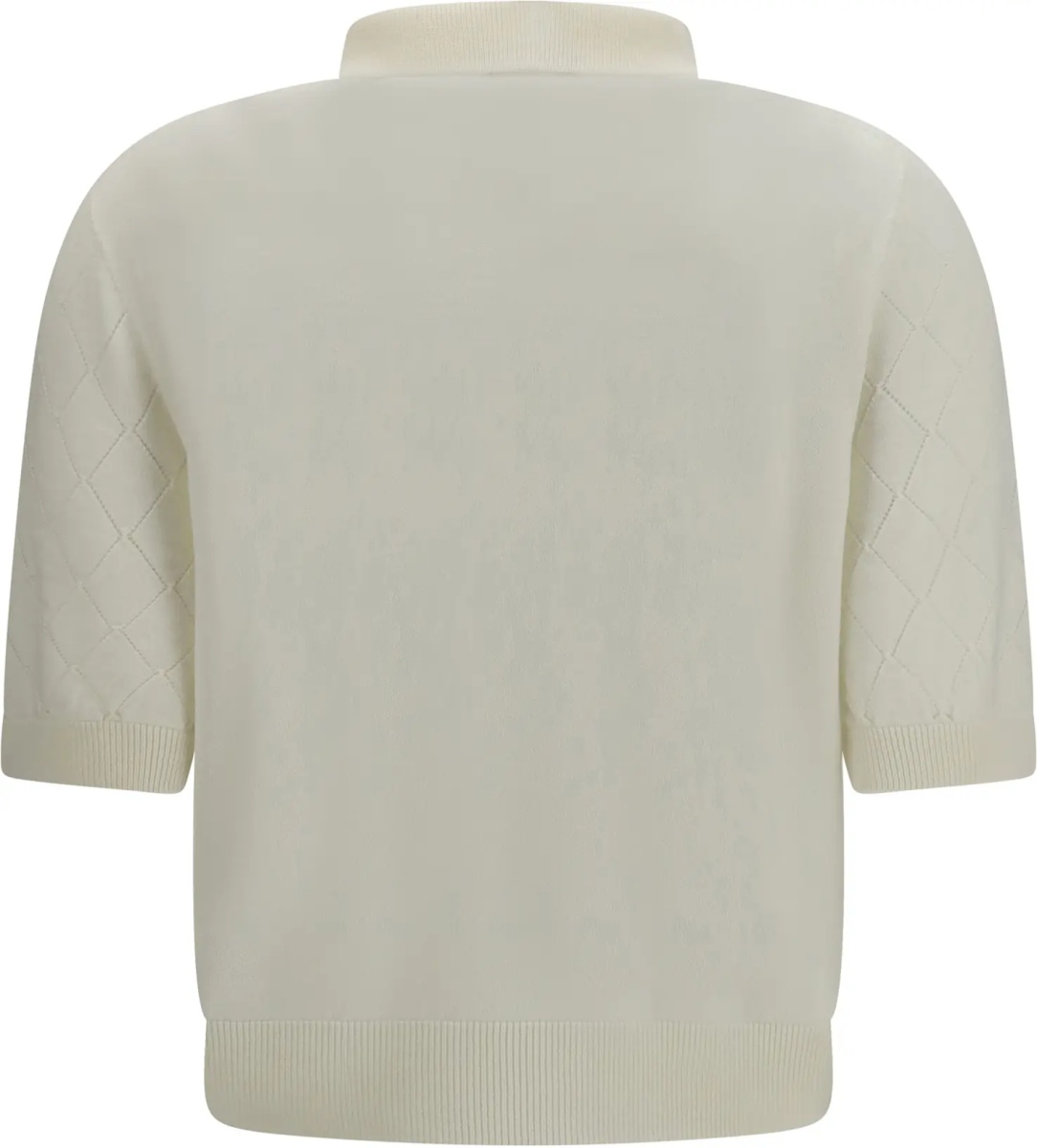 Tricou Polo Wool Polo with vintage buttons - Img 2