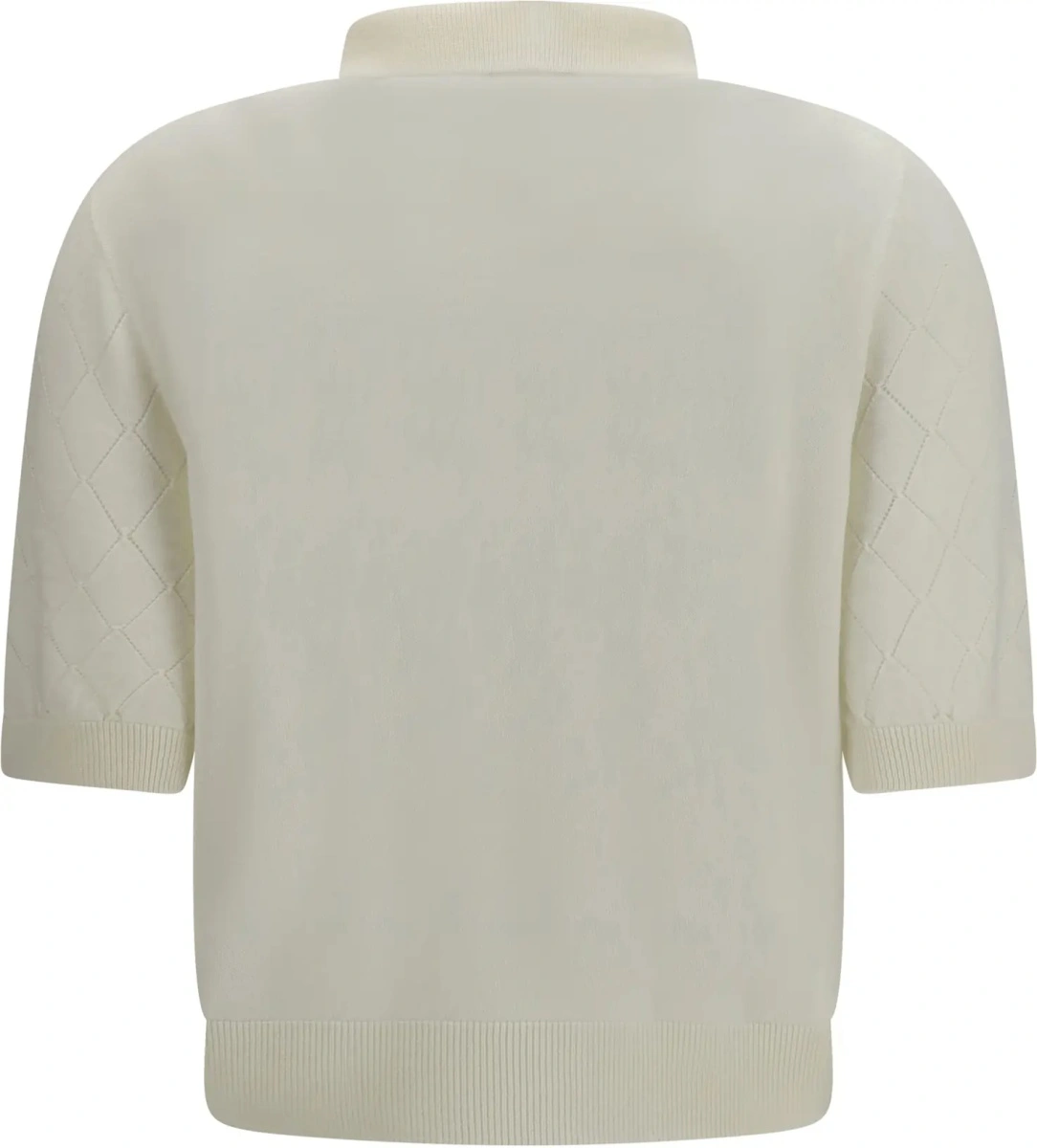 Tricou Polo Wool Polo with vintage buttons - Img 2