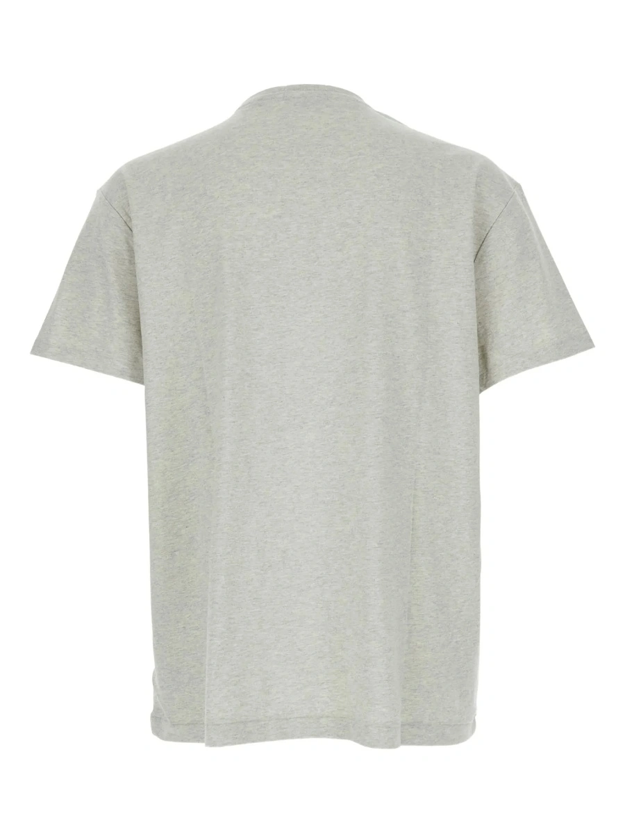 Tricou Ralph Lauren gri din bumbac - Img 4
