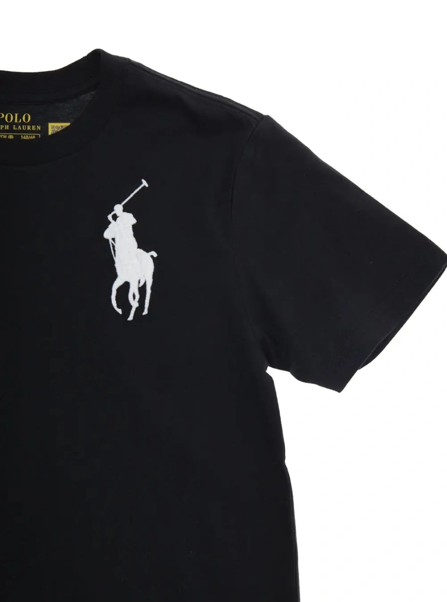 Tricou Ralph Lauren negru din bumbac - Img 2