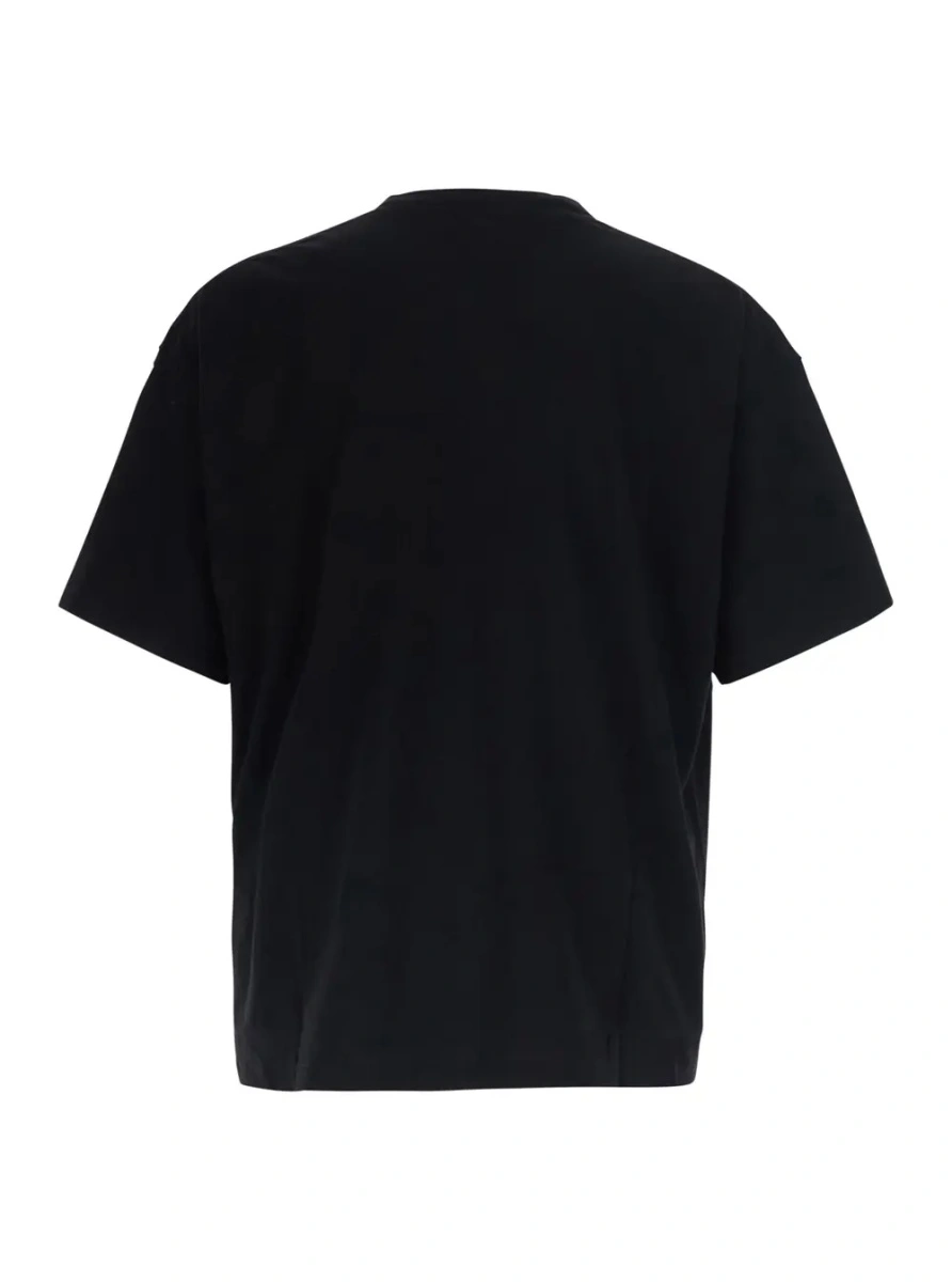 Tricou REPRESENT negru din bumbac cu imprimeu mare pe piept - Img 2