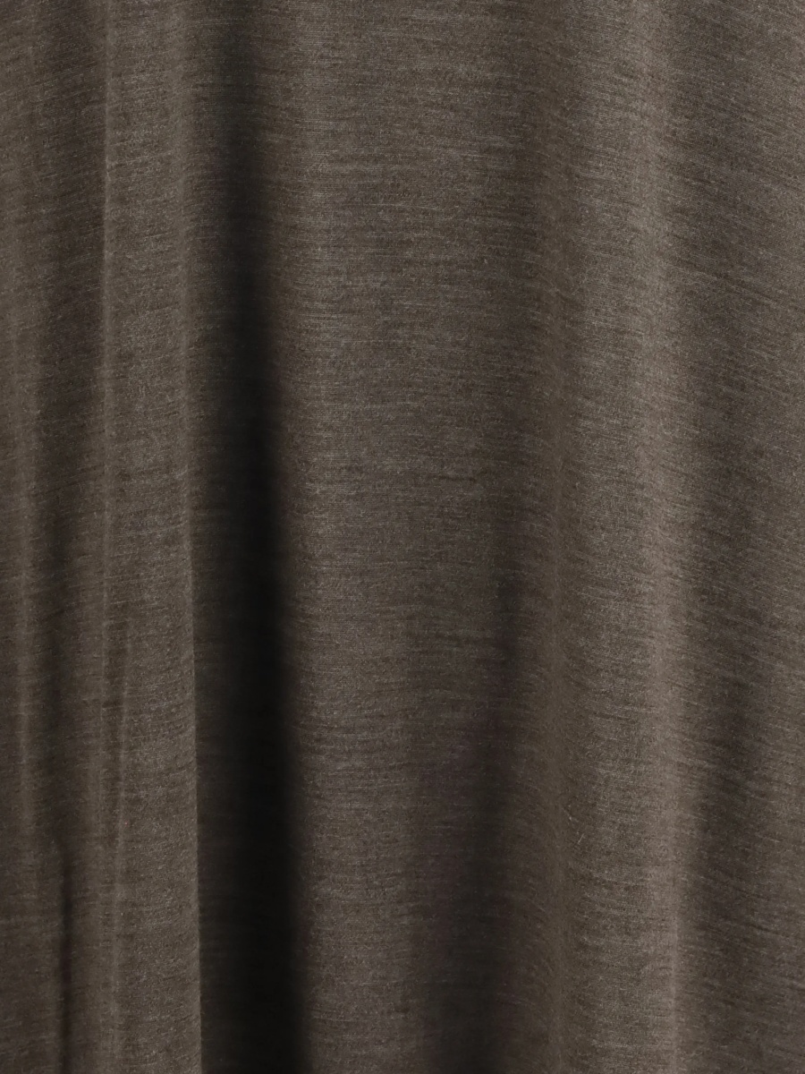 Tricou Rick Owens maro din lana si matase - Img 3