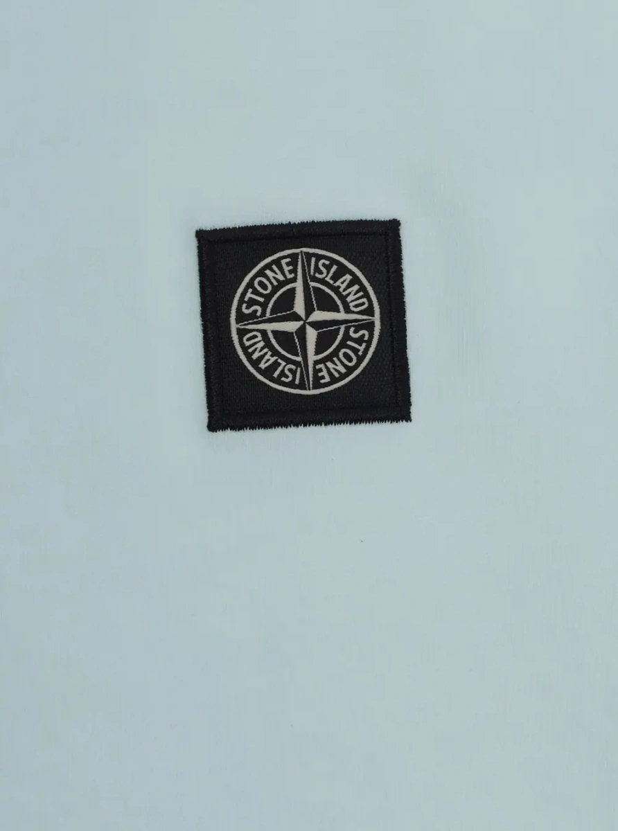 Tricou Stone Island albastru din bumbac 'L1S162100002S0047V0041' - Img 3