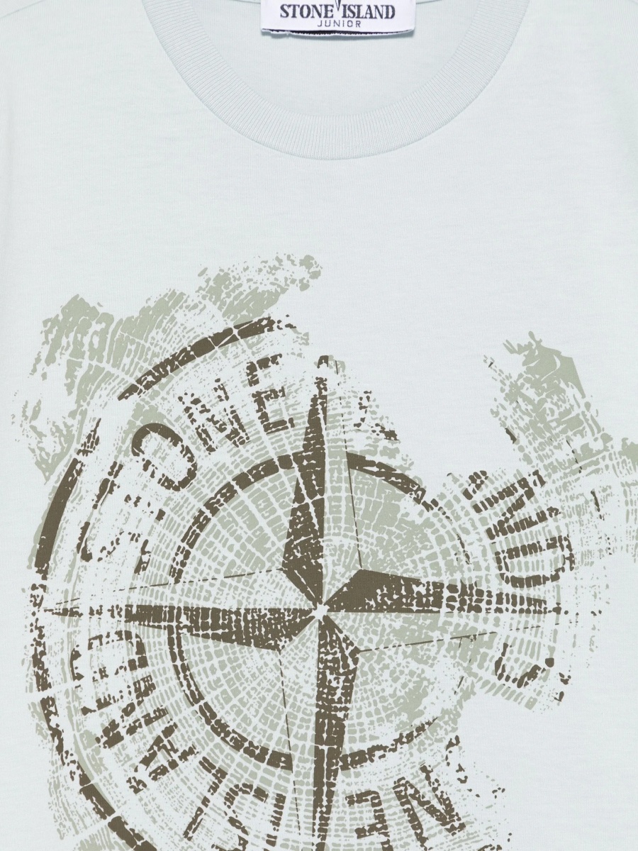 Tricou Stone Island albastru - Img 3