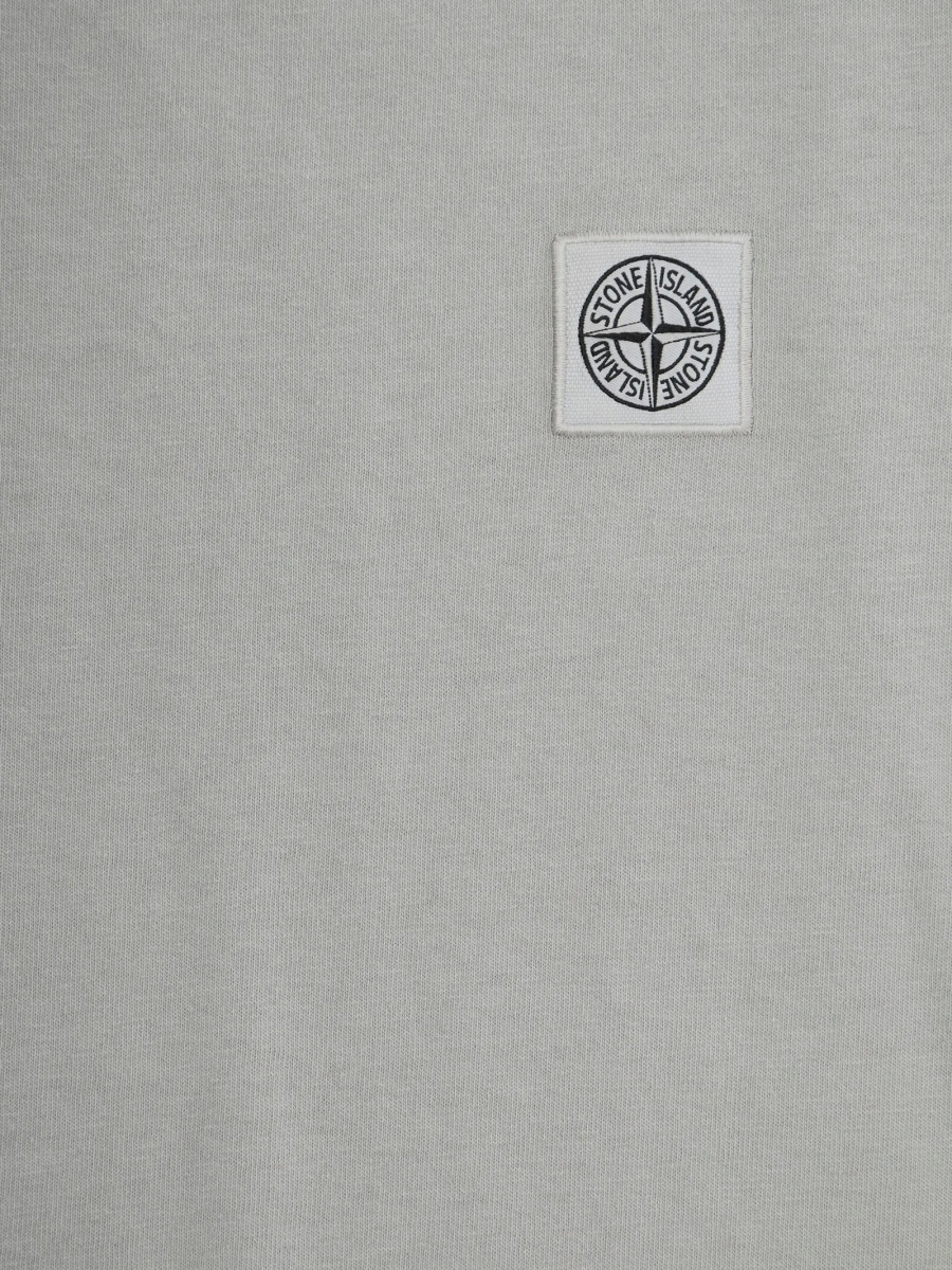 Tricou Stone Island gri - Img 3