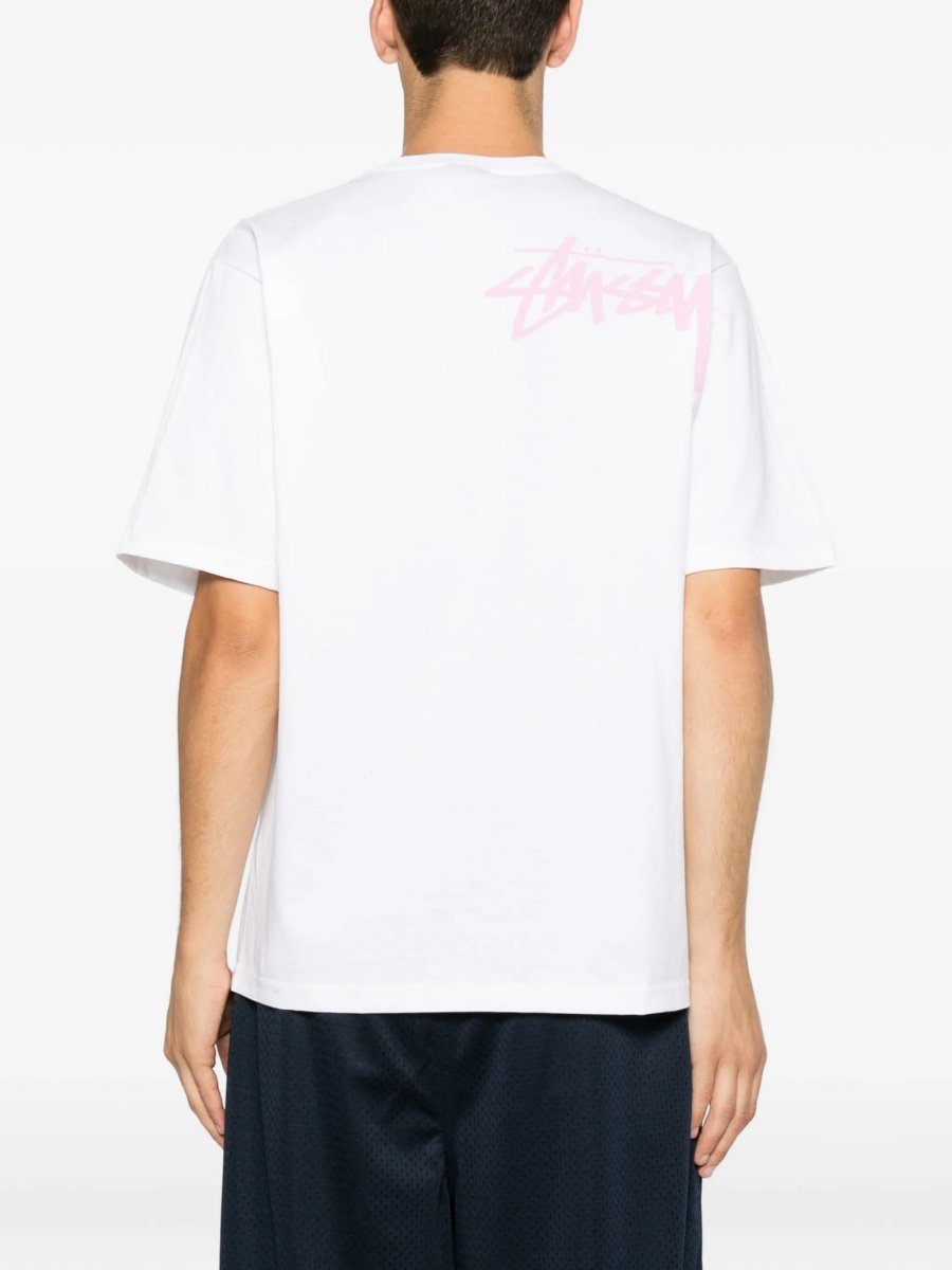 Tricou STÜSSY alb - Img 4