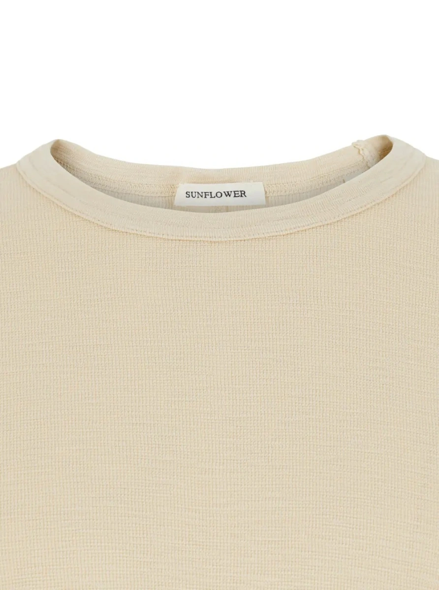 Tricou SUNFLOWER bej din bumbac - Img 2