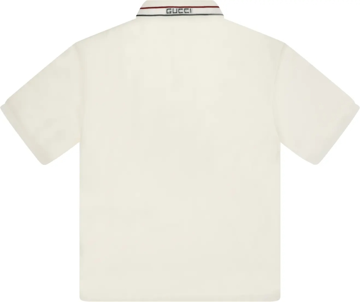 Tricou T-shirt with logo collar for Boy - Img 2
