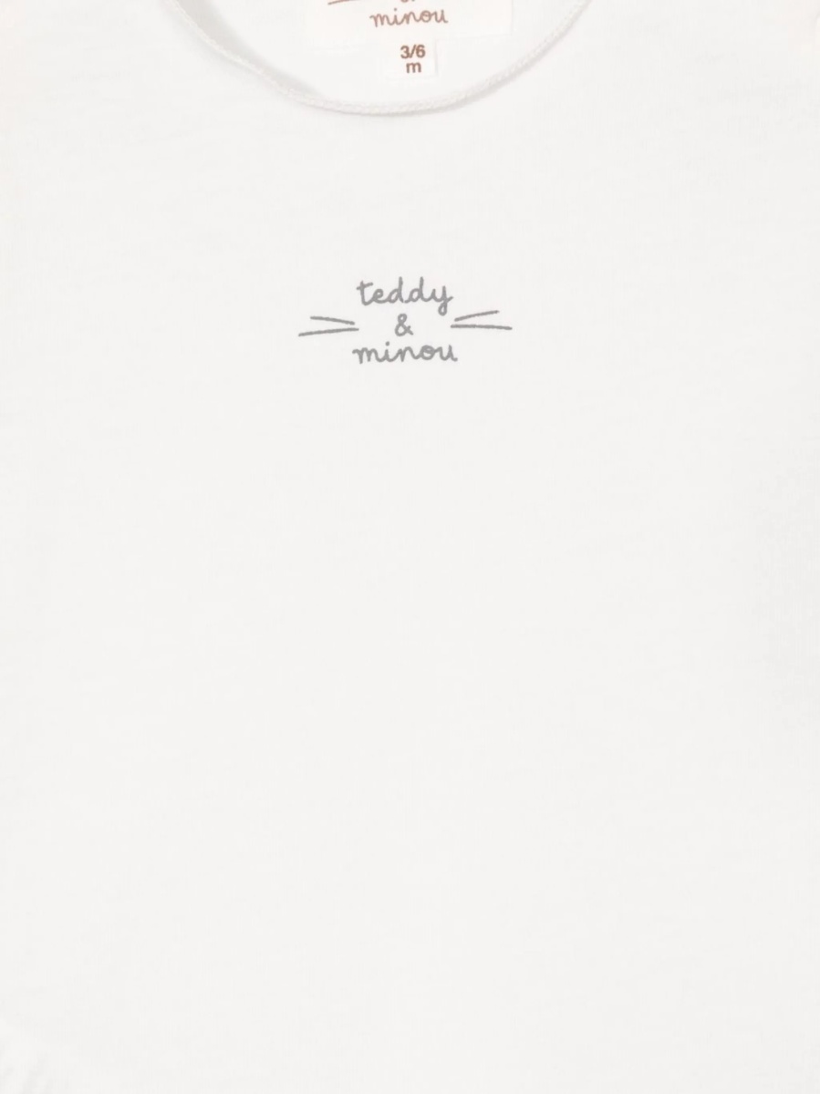 Tricou TEDDY &amp; MINOU alb - Img 3