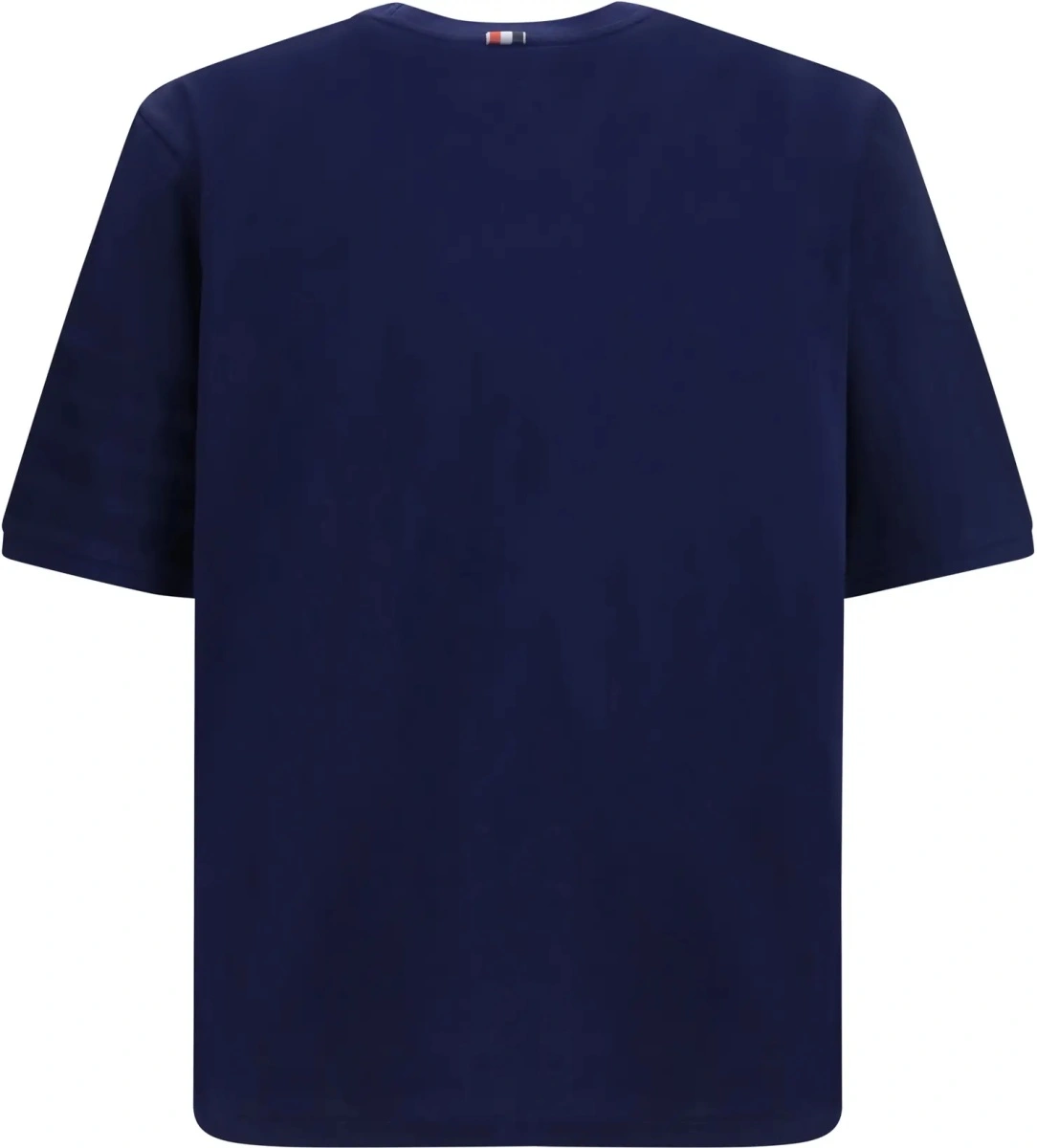 Tricou Thom Browne albastru din jerse - Img 2