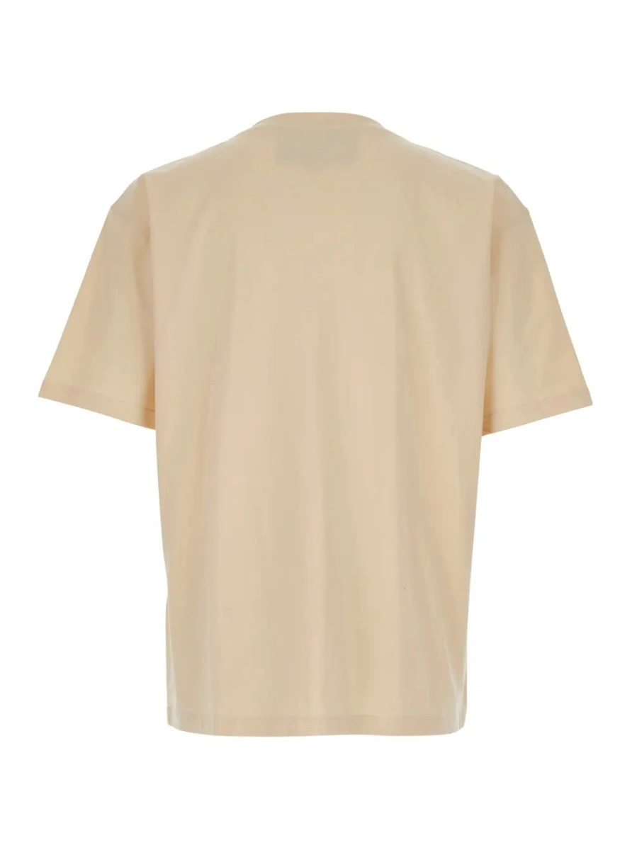 Tricou Valentino Garavani bej din bumbac - Img 2