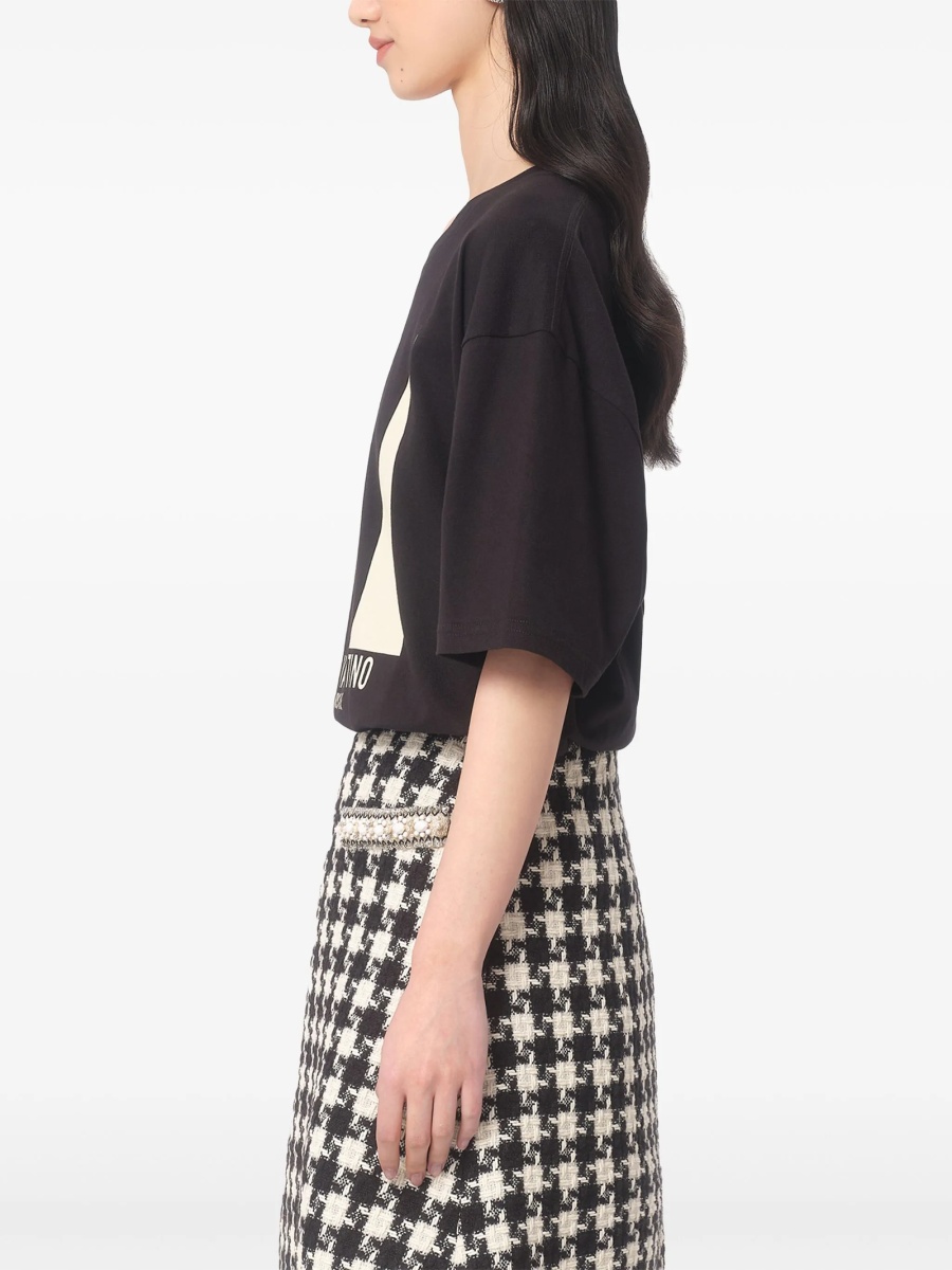 Tricou Valentino Garavani negru - Img 5