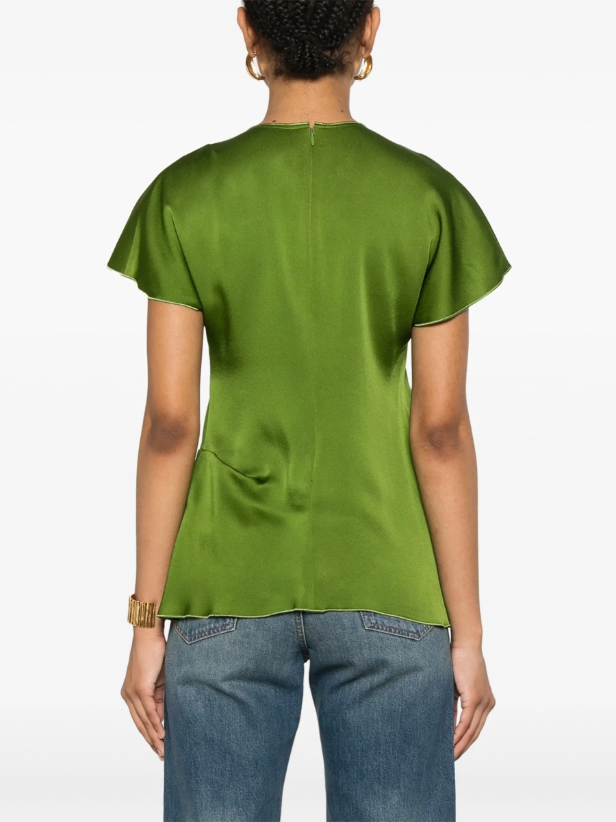 Tricou Victoria Beckham verde - Img 4