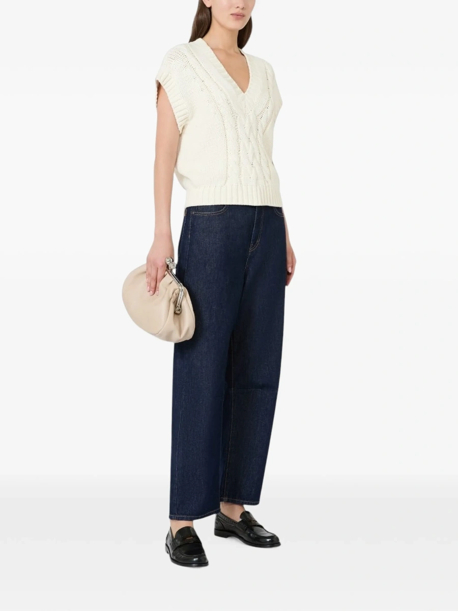 Tricou Weekend MaxMara neutru - Img 2