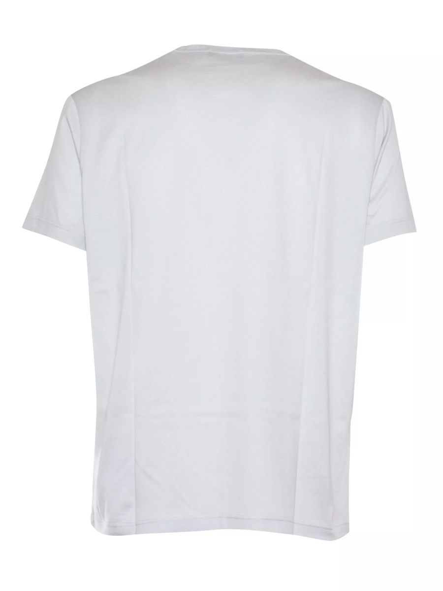 Tricou White t-shirt with logo plate - Img 2