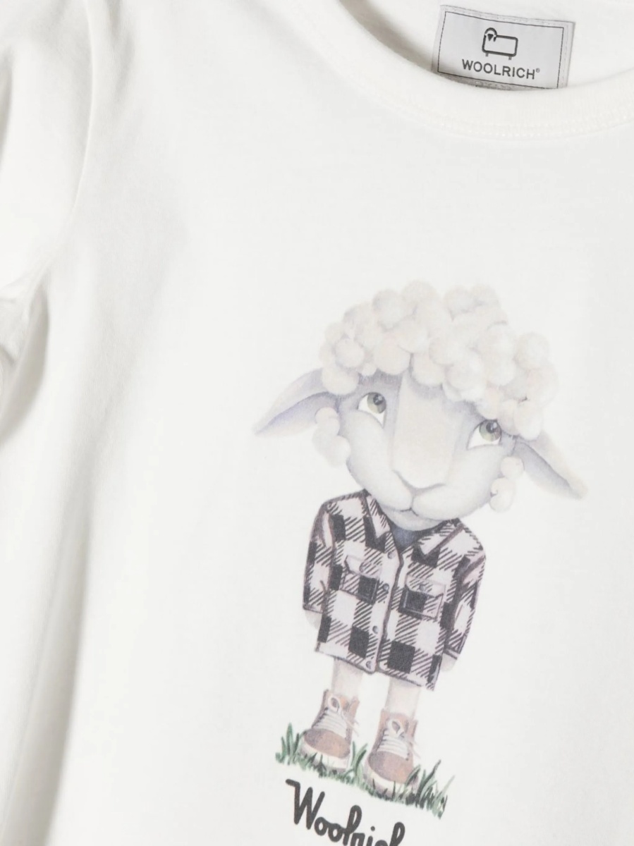 Tricou Woolrich alb - Img 3