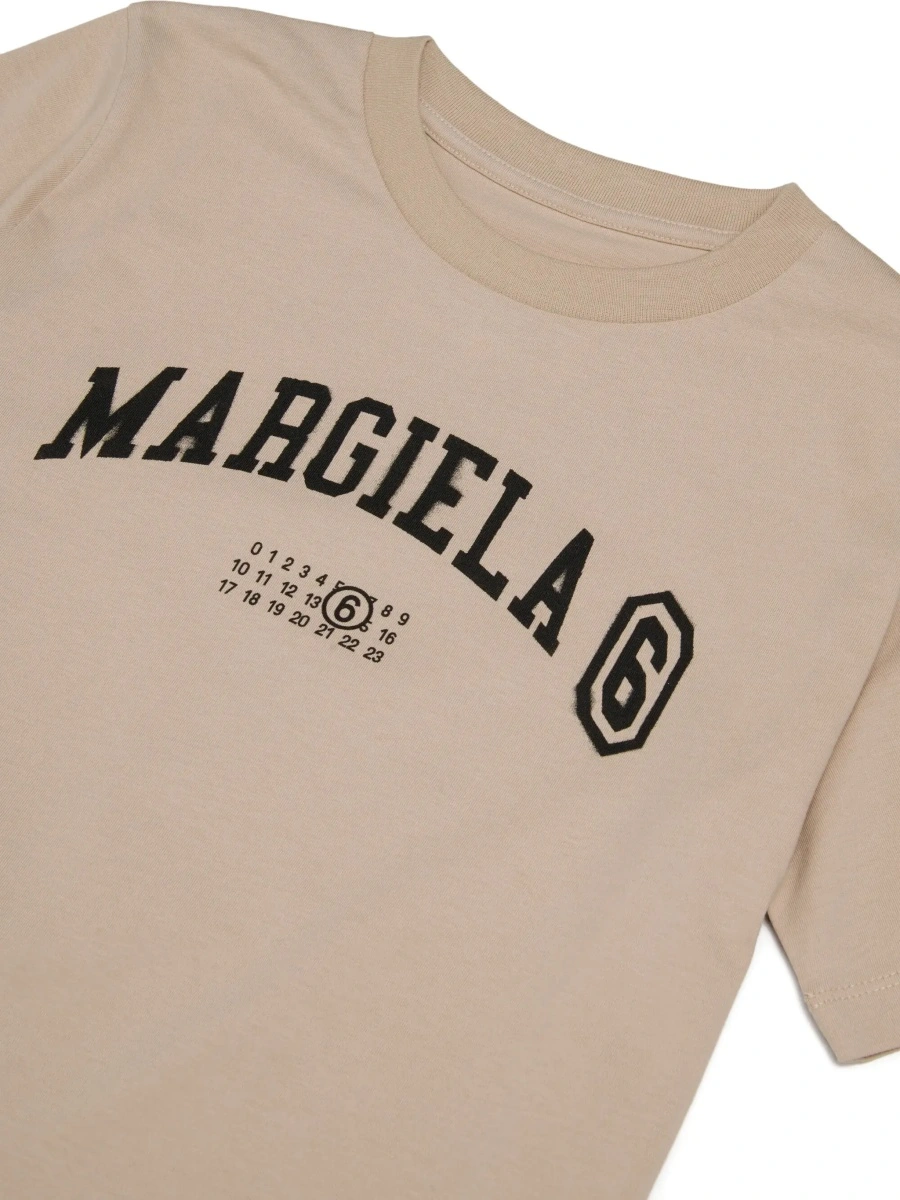 Tricouri MM6 MAISON MARGIELA KIDS multicolor din bumbac - Img 5