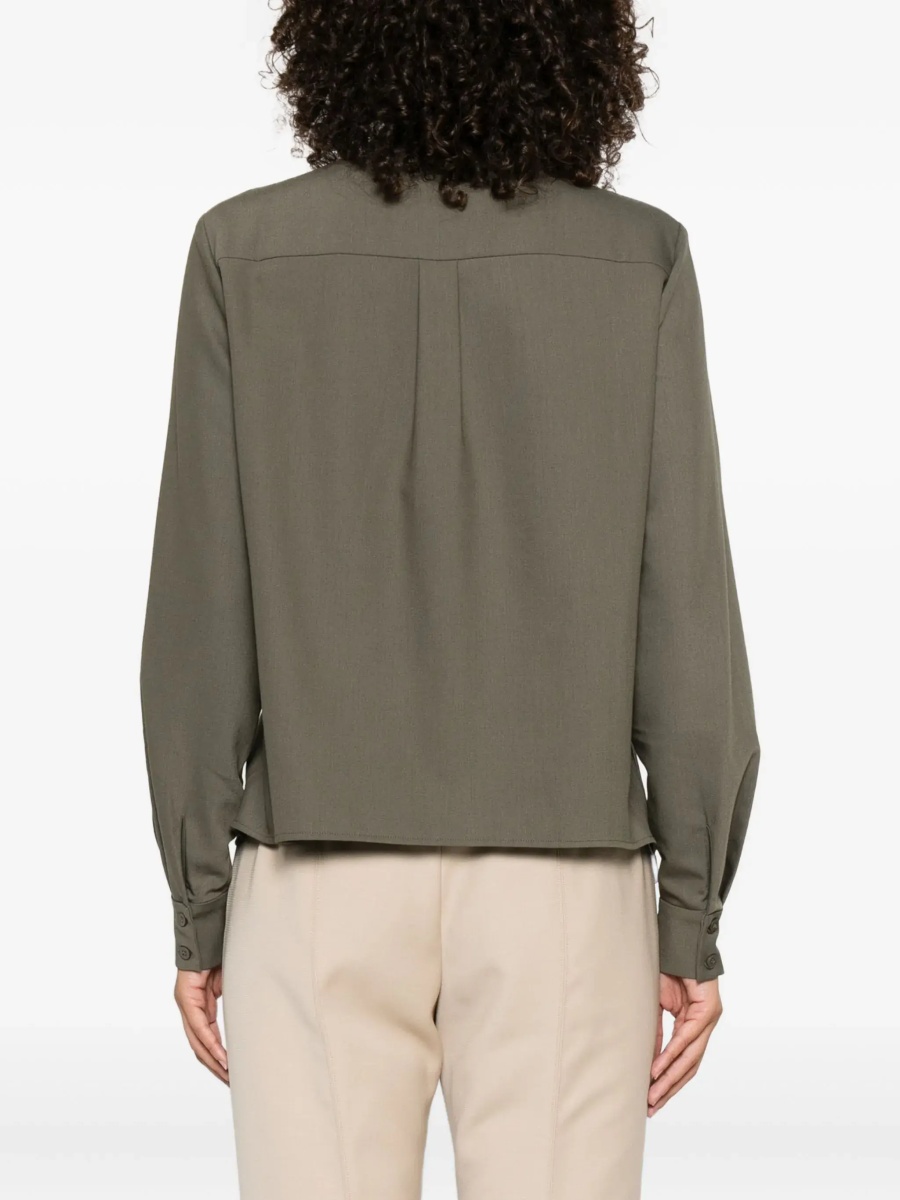 Twill Shirt With Bow - Img 4