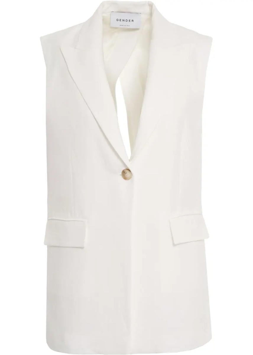 Vesta Linen blend vest - Img 2