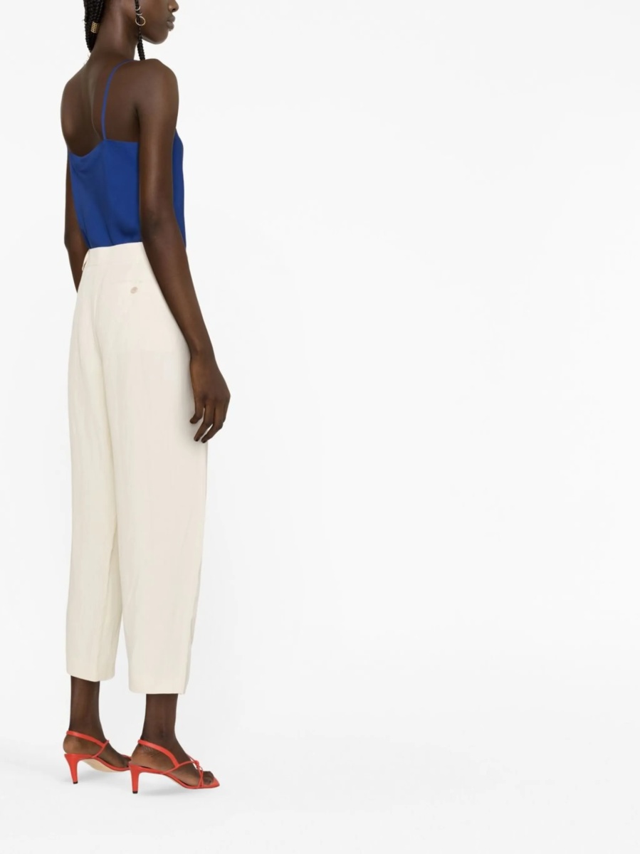 Vesta Max Mara albastra din matase - Img 4