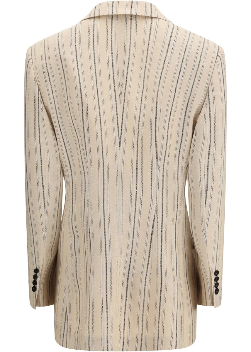 Vesta Single-breasted regimental pinstripe Jacket - Img 2