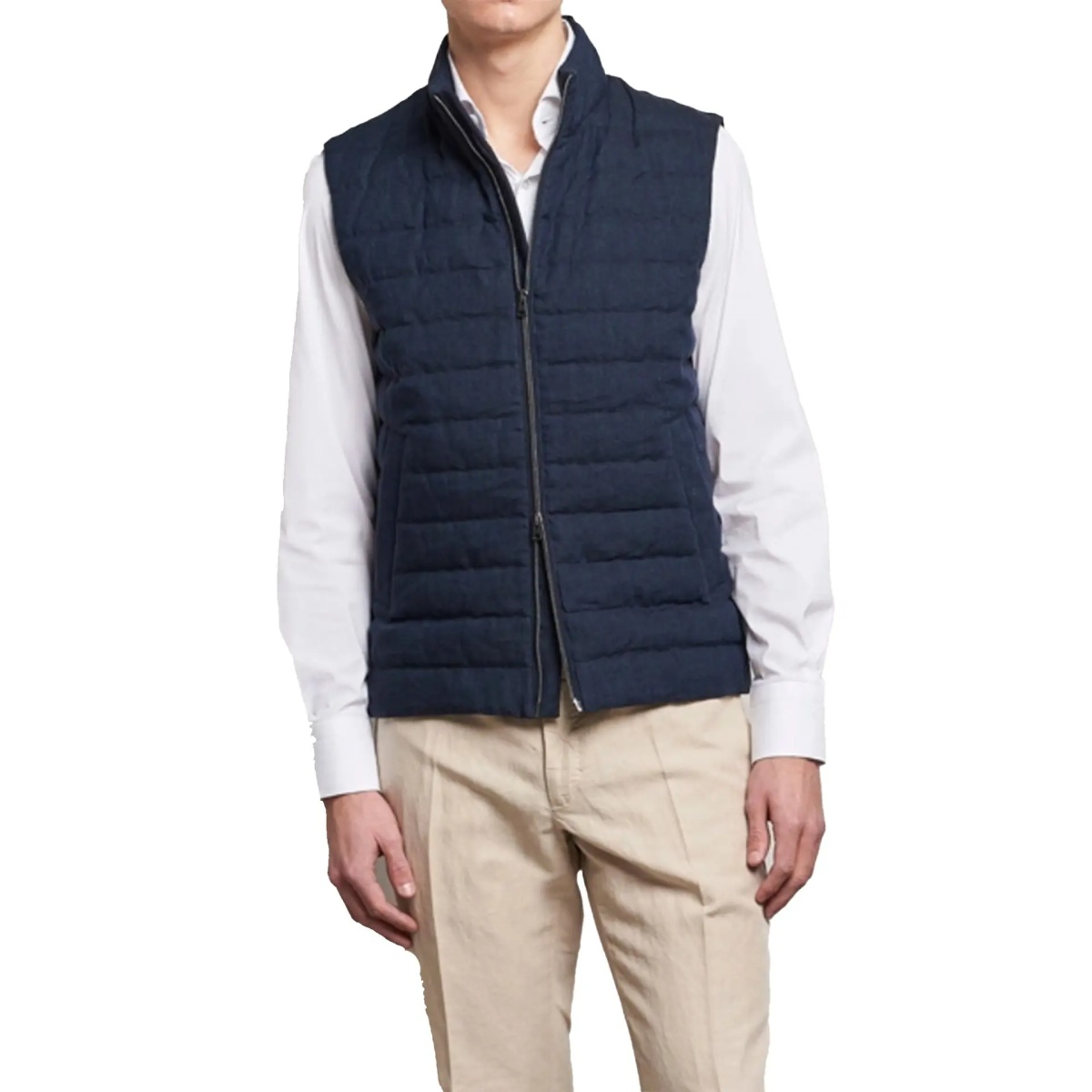 Veste Herno Linen Down Gilet - Img 2