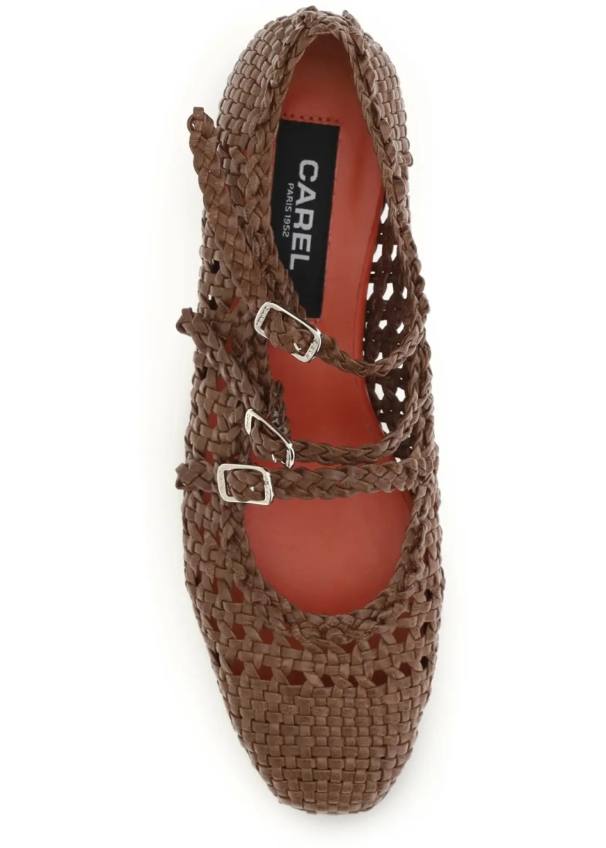 Woven leathe Mary Jane Ballerinas - Img 4
