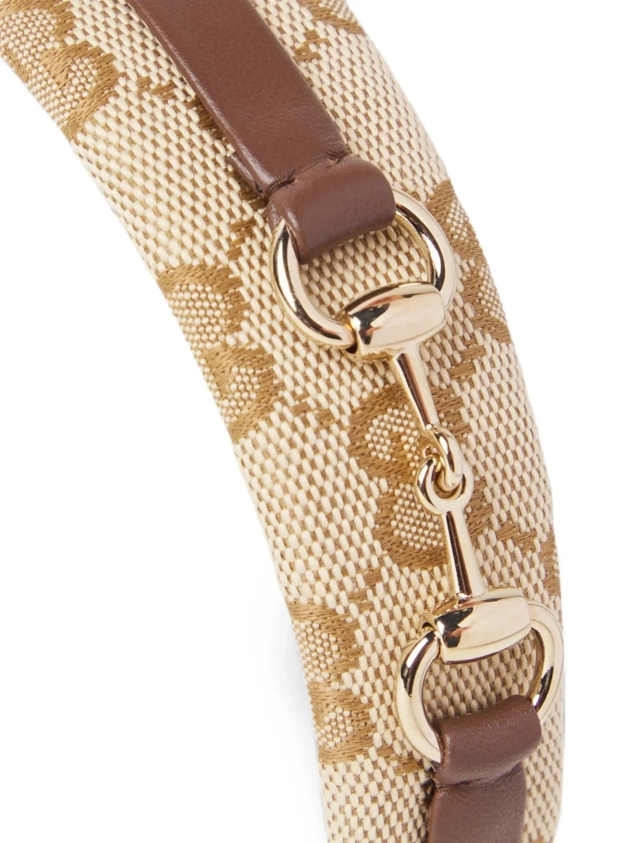 Accesorii Gucci bej din canvas GG - Img 3