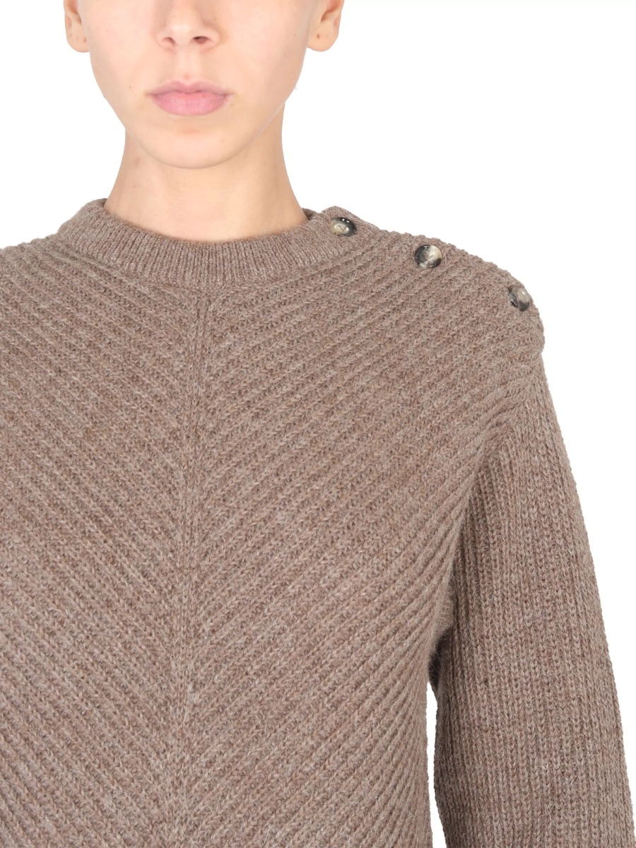 Alpaca Knit With Chevron Pattern - Img 4
