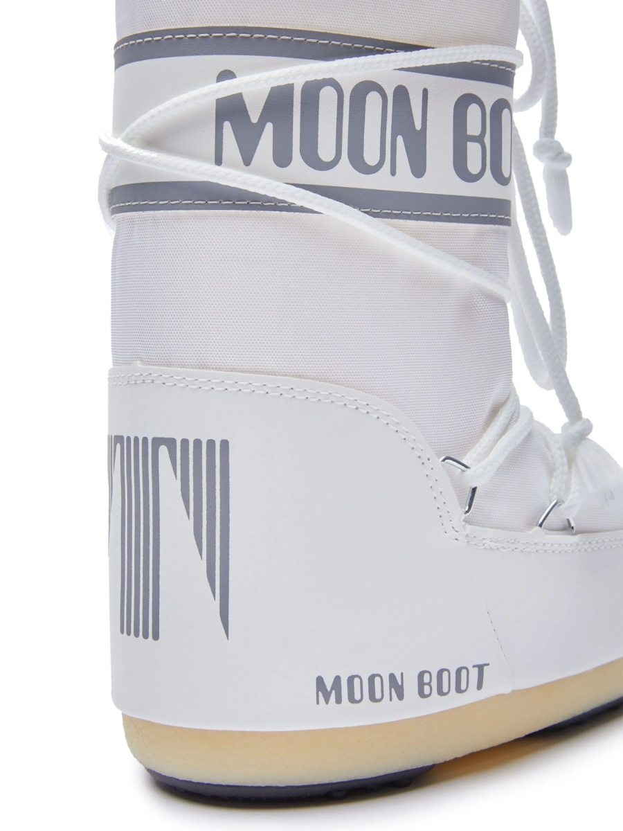 Apreschiuri Moon Boot albe din polyester si poliuretan - Img 4