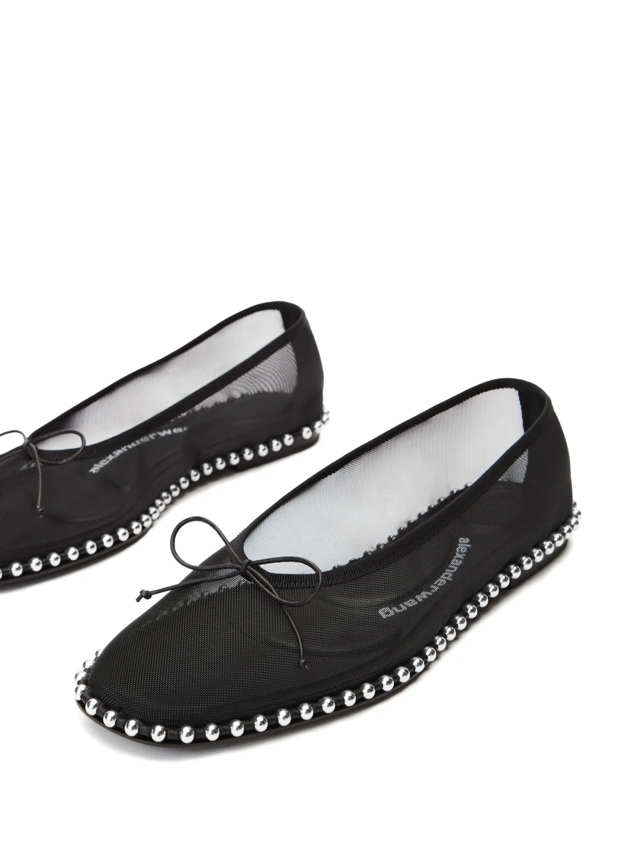 Balerini Alexander Wang negri din nylon - Img 5