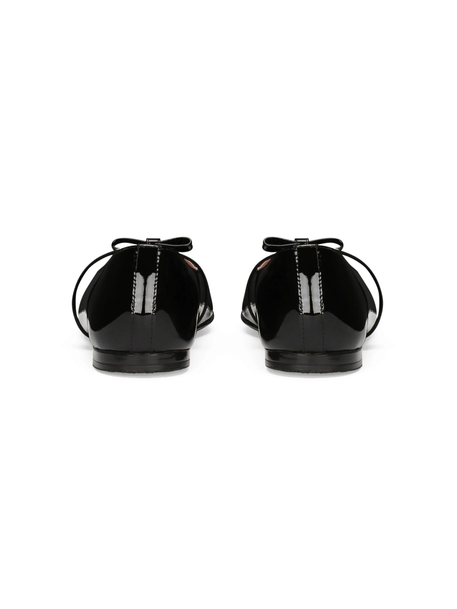 Balerini Dolce &amp; Gabbana albastri din piele - Img 3