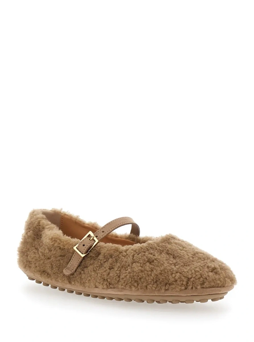 Balerini TOD'S bej din blana - Img 2