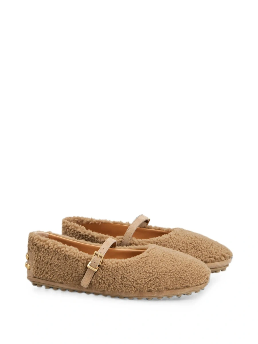 Balerini TOD'S bej din blana - Img 5