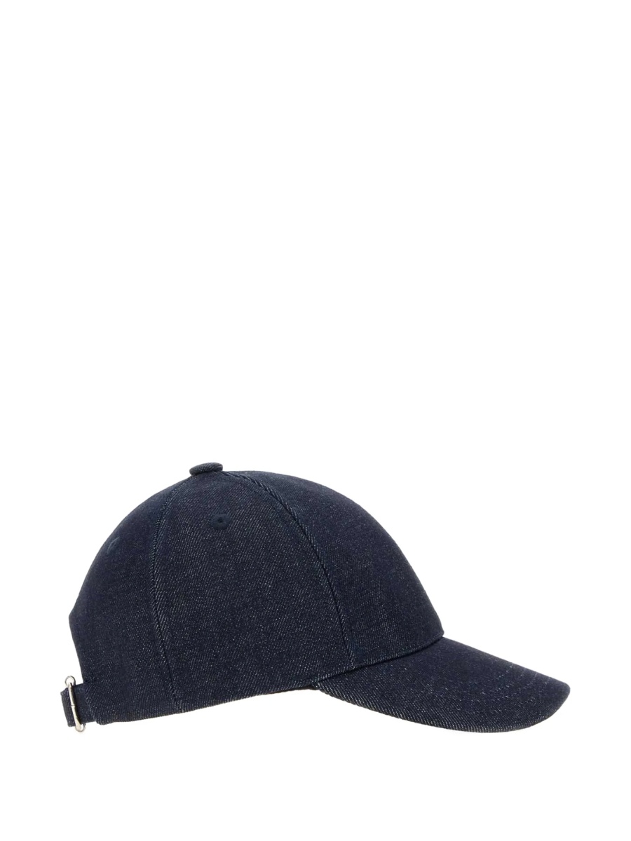 Basca A.P.C. albastra din bumbac - Img 3