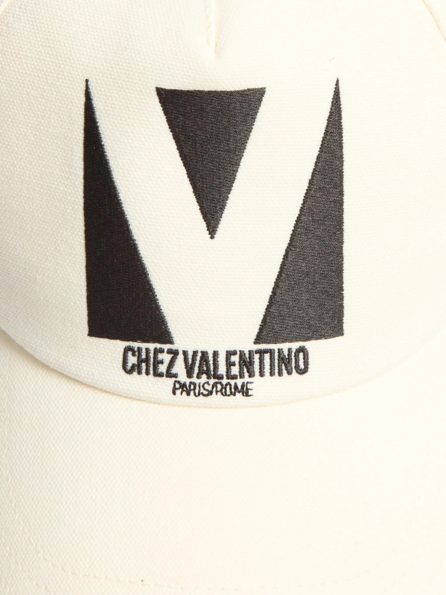 Basca Valentino Garavani neutra din bumbac si polyester - Img 4
