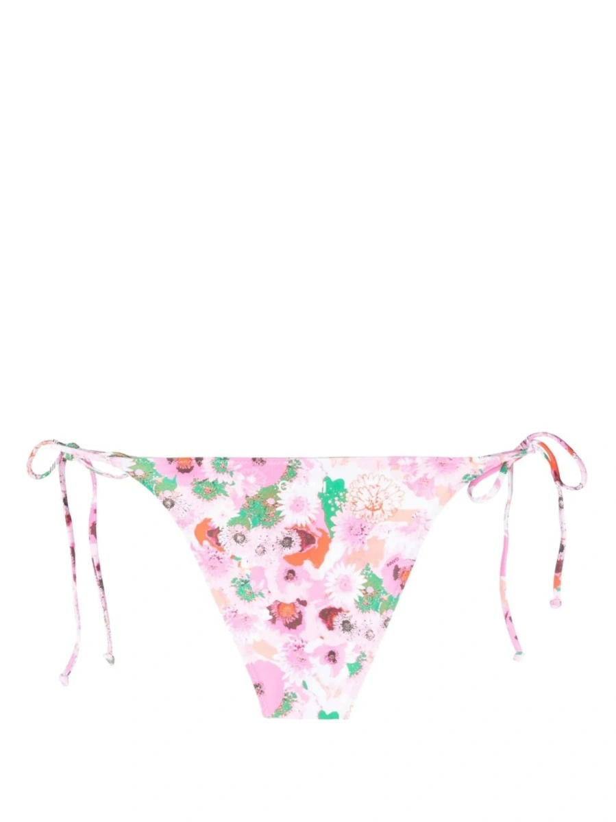 Bikini Ganni roz din poliamida si spandex/elastan - Img 2