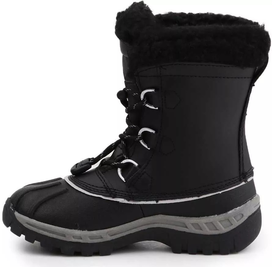 Black Gray children's winter shoes - Img 4