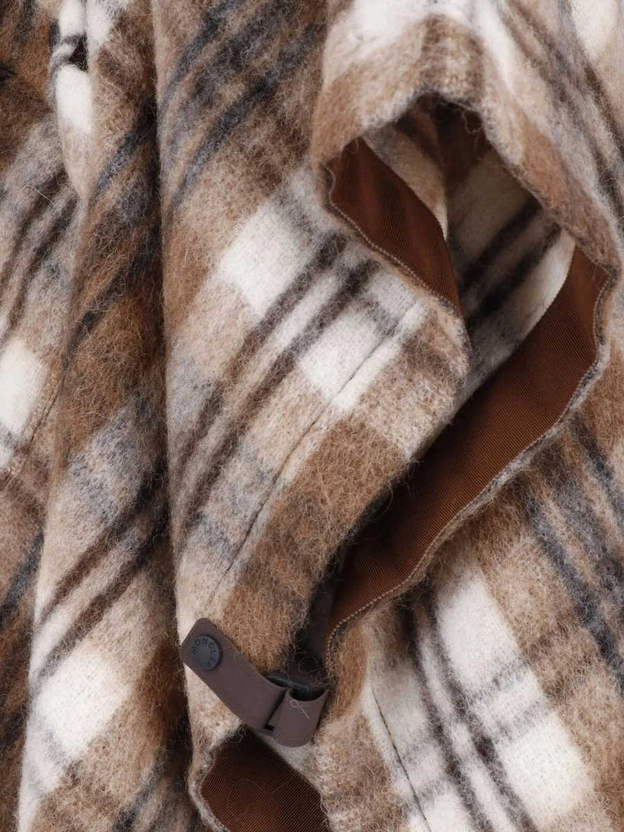 Blana Moncler Grenoble maro din lana si mohair - Img 5