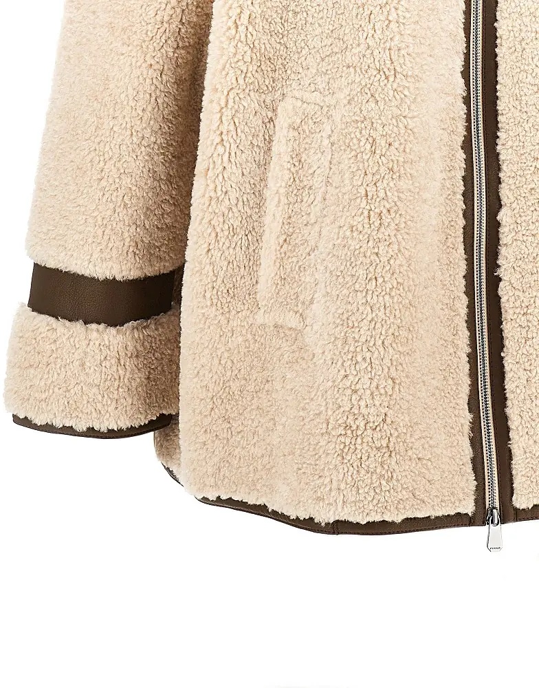 Blanuri Faux shearling oversized jacket - Img 2