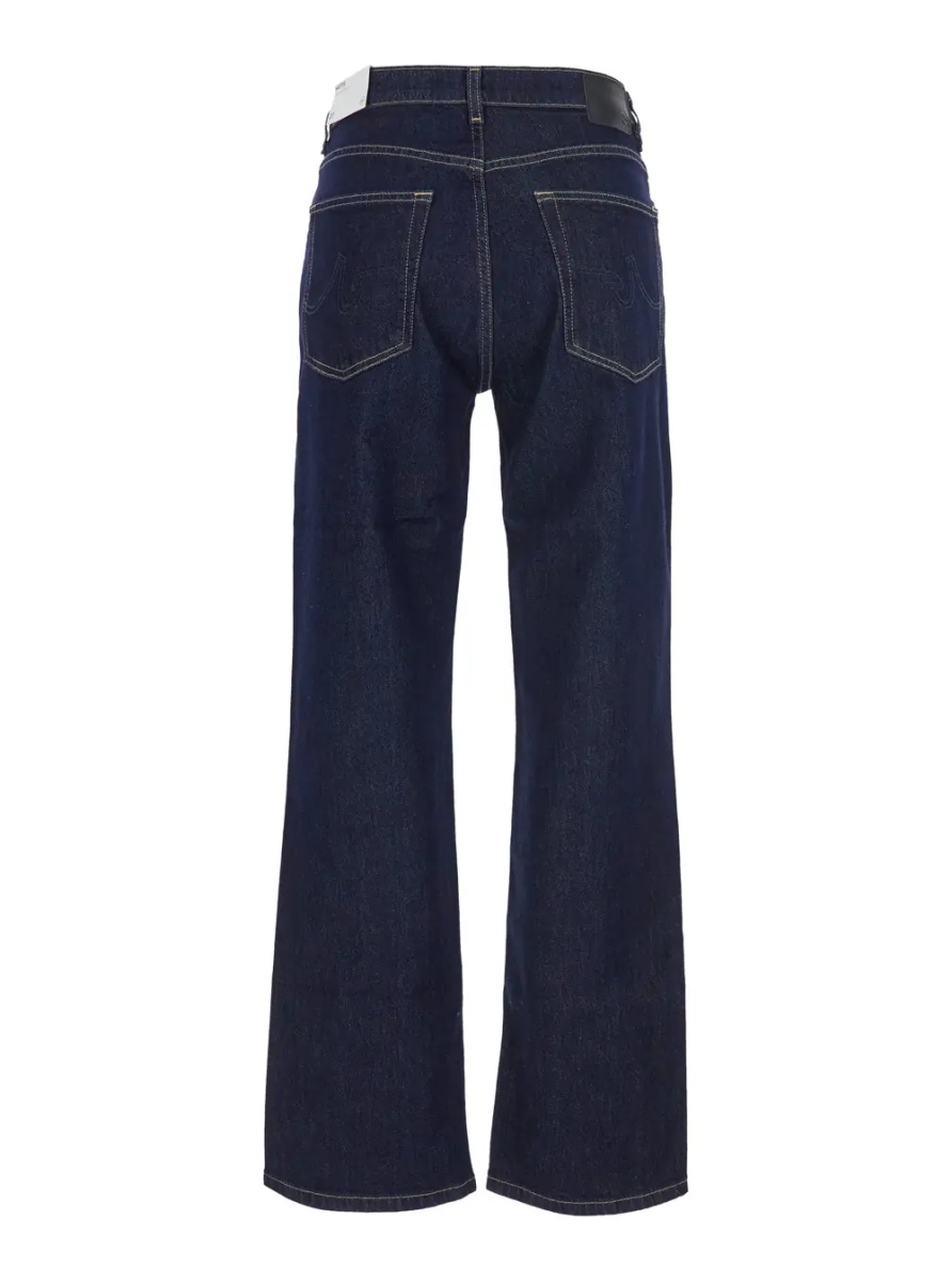 Blugi BRINLEY MID RISE STRAIGHT Jeans with mid-rise and Blue pockets for Women - Img 2