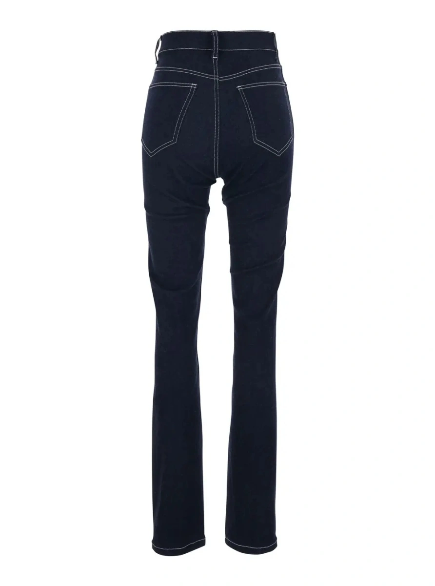 Blugi Céline albastri din denim - Img 2