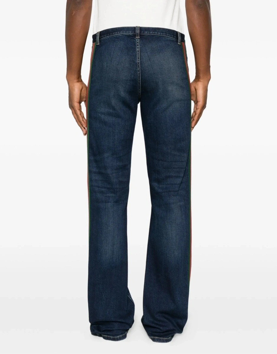 Blugi Cotton Jeans with Web stripe - Img 6