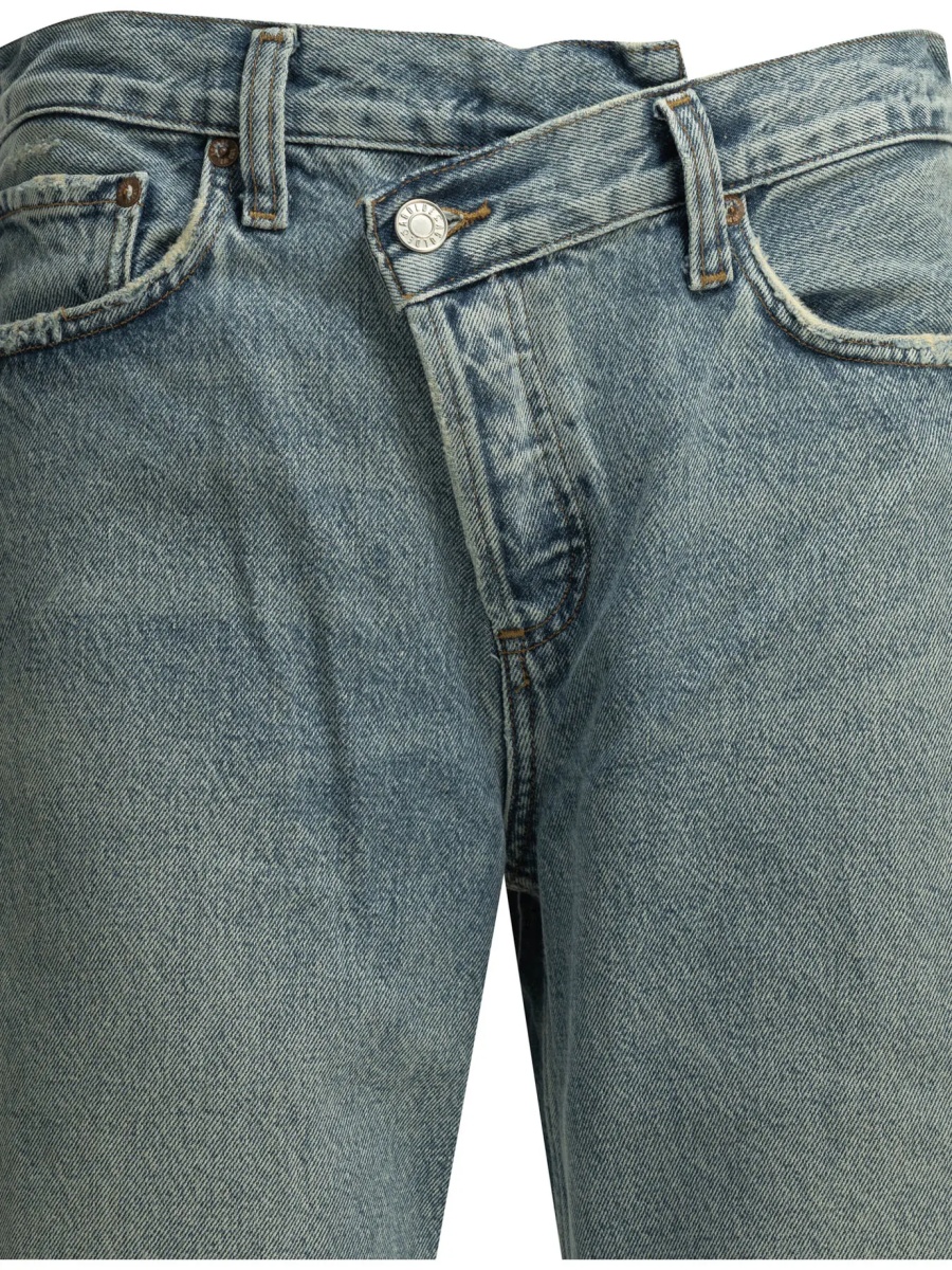 Blugi "Criss Cross" wide leg jeans - Img 3