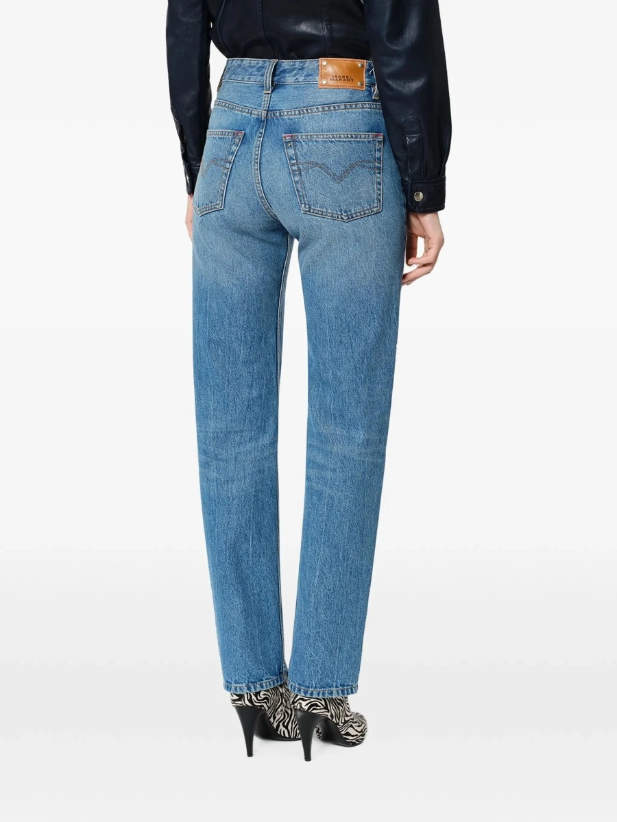 Blugi "Daya" Straight-Leg Jeans - Img 4