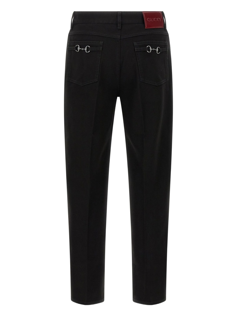 Blugi drepti Gucci negri - Img 2