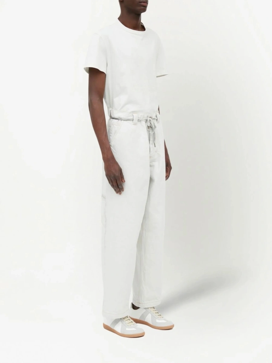 Blugi drepti Maison Margiela albi - Img 3